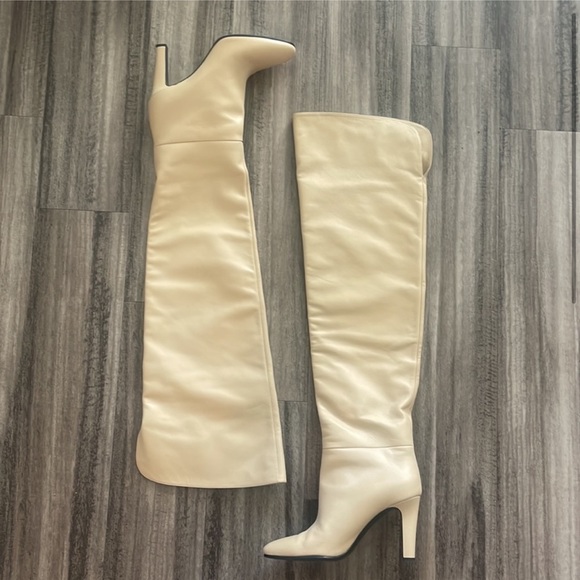 Rare Saint Laurent Jane Over the Knee Boots - Picture 3 of 9
